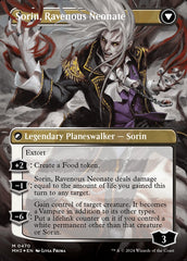 Sorin of House Markov // Sorin, Ravenous Neonate (Borderless) (Textured Foil) [Modern Horizons 3] | Exor Games Dartmouth