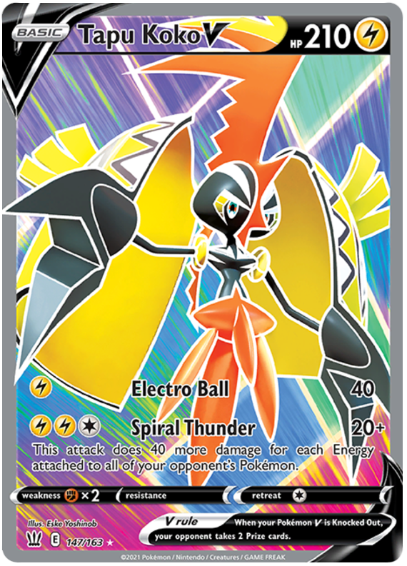 Tapu Koko V (147/163) [Sword & Shield: Battle Styles] | Exor Games Dartmouth