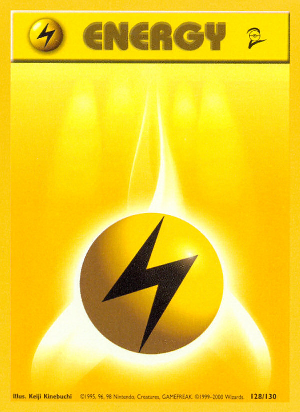 Lightning Energy (128/130) [Base Set 2] | Exor Games Dartmouth