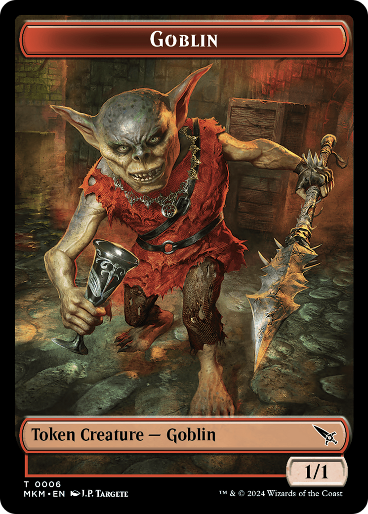 Goblin Token [Murders at Karlov Manor Tokens] | Exor Games Dartmouth