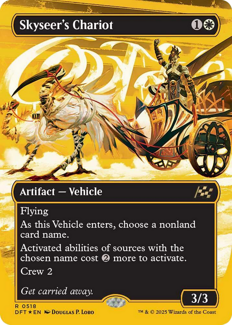 Skyseer's Chariot (Borderless) (First-Place Foil) [Aetherdrift] | Exor Games Dartmouth