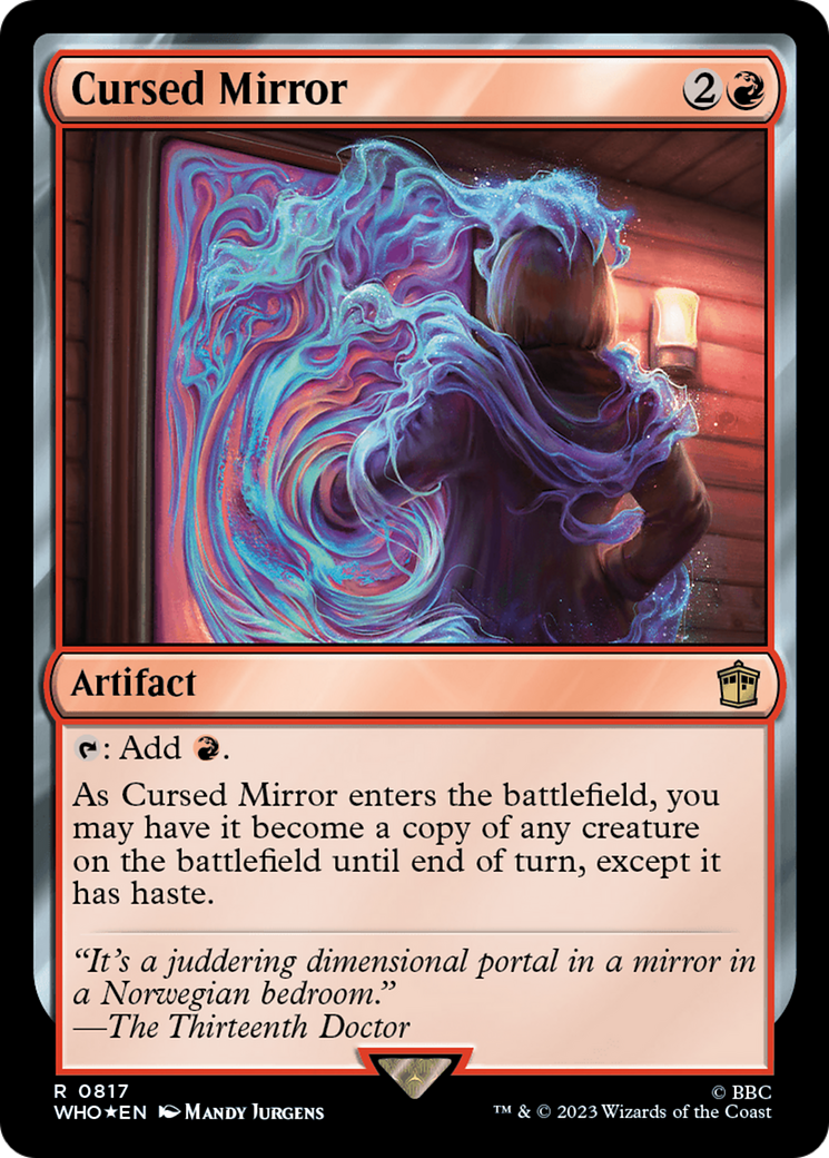 Cursed Mirror (Surge Foil) [Doctor Who] | Exor Games Dartmouth