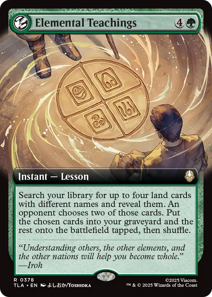 Elemental Teachings (Extended Art) [Avatar: The Last Airbender] | Exor Games Dartmouth