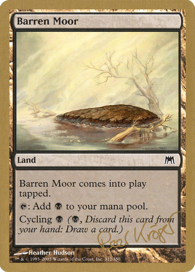 Barren Moor (Peer Kroger) [World Championship Decks 2003] | Exor Games Dartmouth