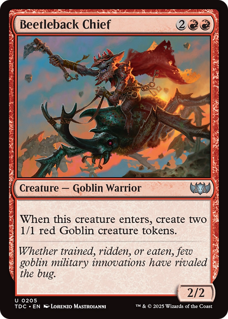 Beetleback Chief [Tarkir: Dragonstorm Commander] | Exor Games Dartmouth