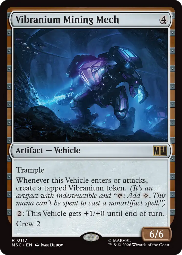 Vibranium Mining Mech (Surge Foil) [Marvel Super Heroes Commander] | Exor Games Dartmouth