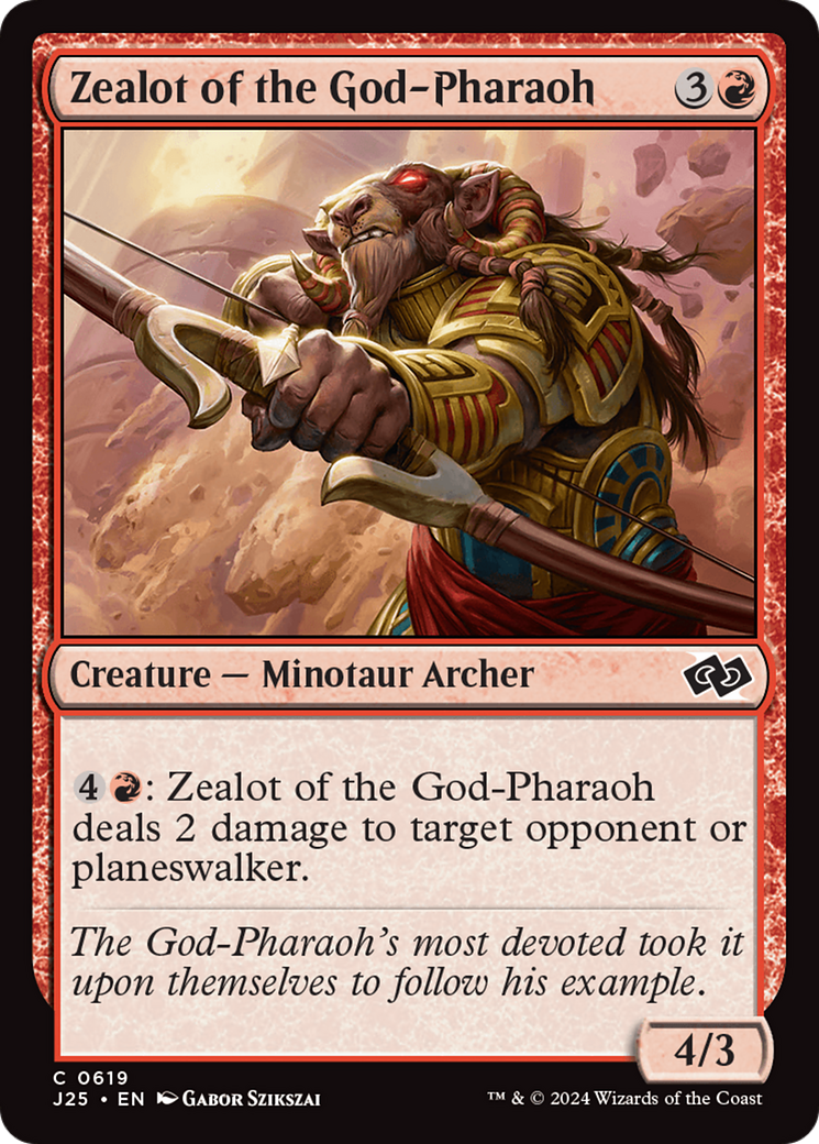 Zealot of the God-Pharaoh [Foundations Jumpstart] | Exor Games Dartmouth