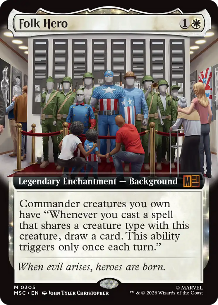Folk Hero (Extended Art) [Marvel Super Heroes Commander] | Exor Games Dartmouth