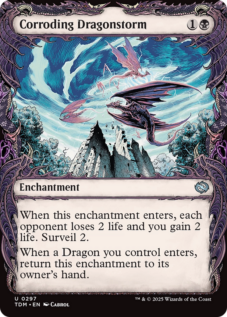 Corroding Dragonstorm (Showcase) [Tarkir: Dragonstorm] | Exor Games Dartmouth