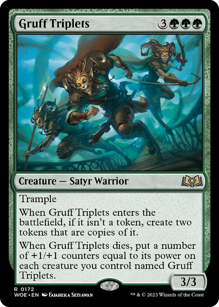 Gruff Triplets [Wilds of Eldraine] | Exor Games Dartmouth