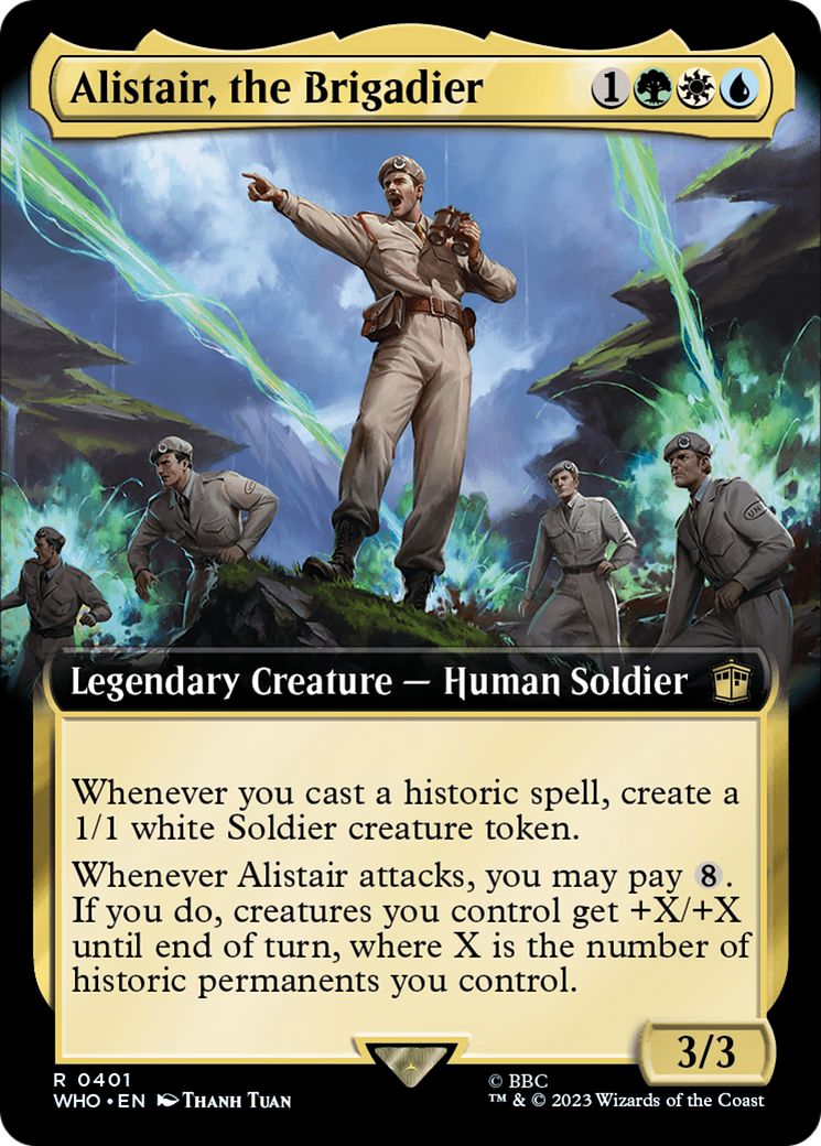 Alistair, the Brigadier (Extended Art) [Doctor Who] | Exor Games Dartmouth