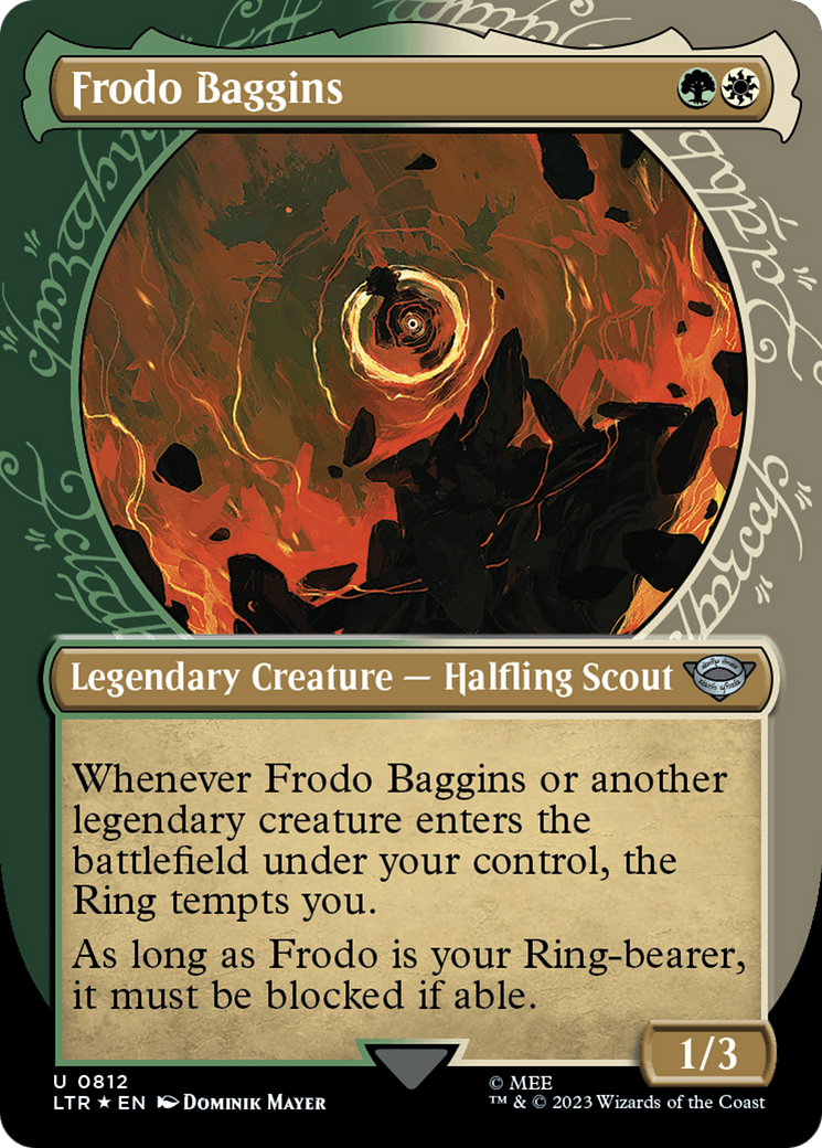 Frodo Baggins (Showcase) (Surge Foil) [The Lord of the Rings: Tales of Middle-Earth] | Exor Games Dartmouth