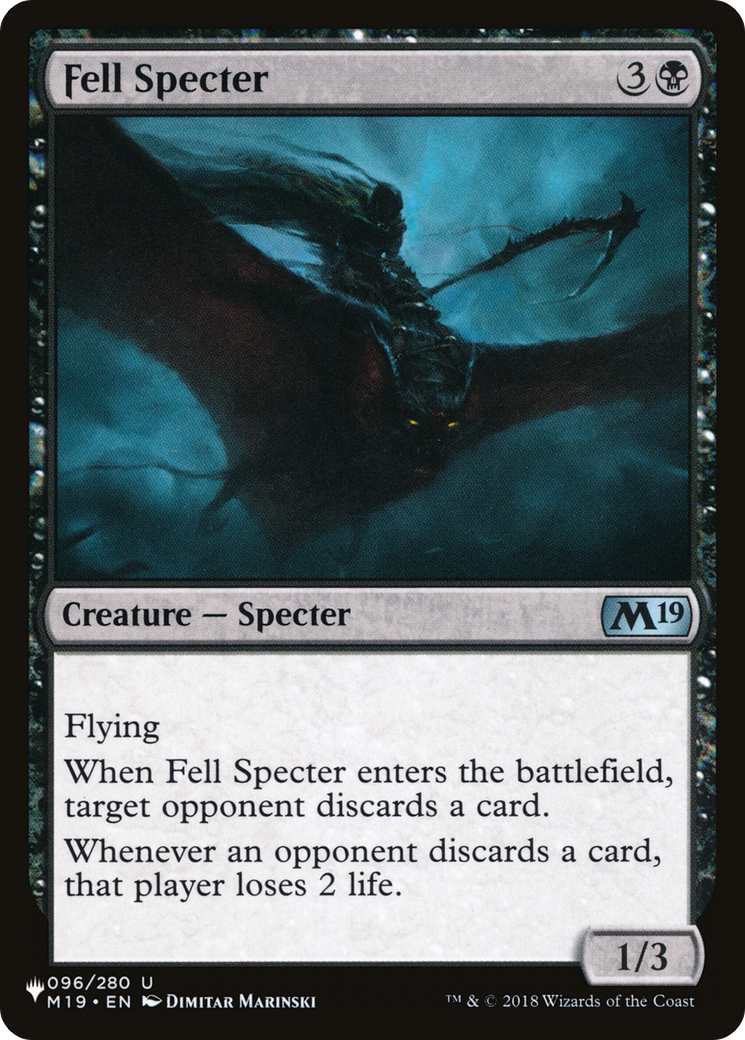 Fell Specter [The List Reprints] | Exor Games Dartmouth