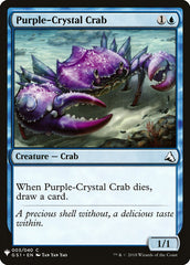 Purple-Crystal Crab [Mystery Booster] | Exor Games Dartmouth