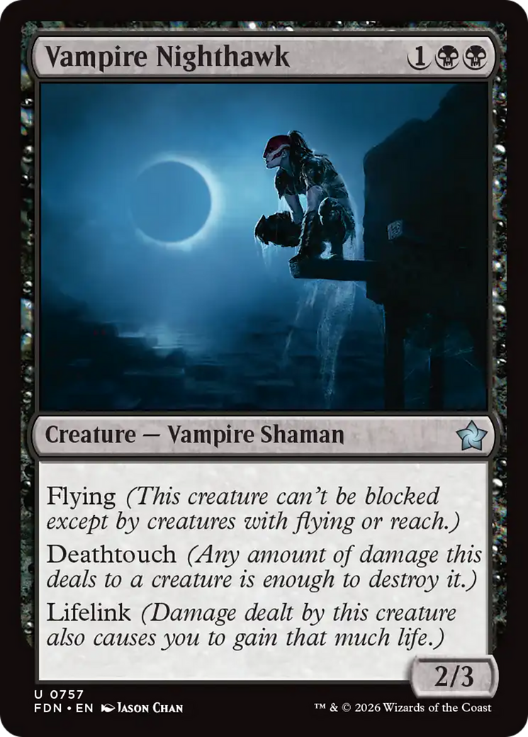 Vampire Nighthawk (0757) [Foundations] | Exor Games Dartmouth