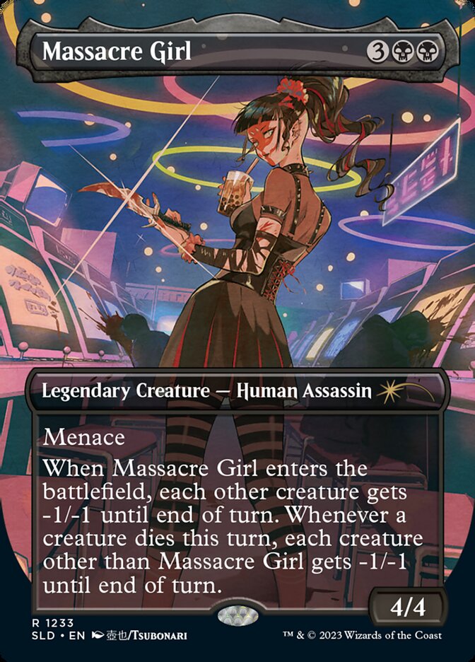 Massacre Girl (Borderless) [Secret Lair Drop Series] | Exor Games Dartmouth