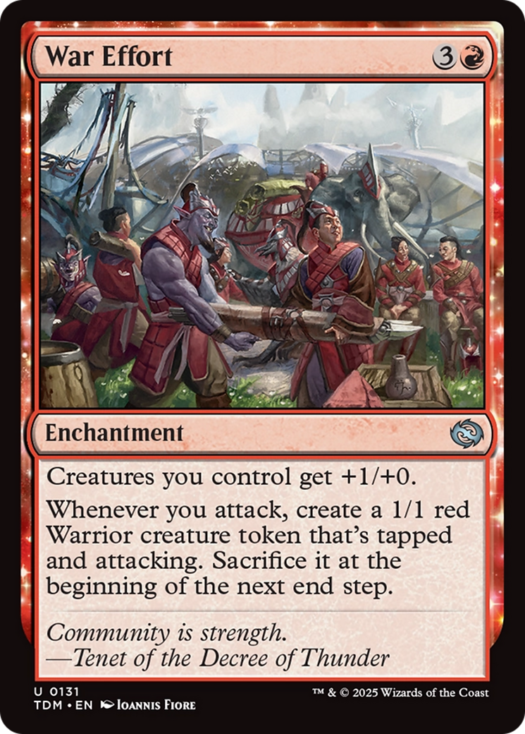 War Effort [Tarkir: Dragonstorm] | Exor Games Dartmouth