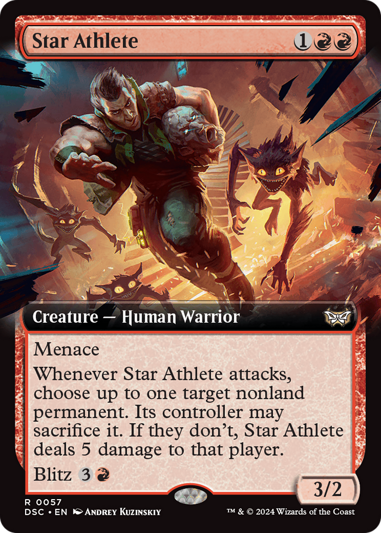 Star Athlete (Extended Art) [Duskmourn: House of Horror Commander] | Exor Games Dartmouth