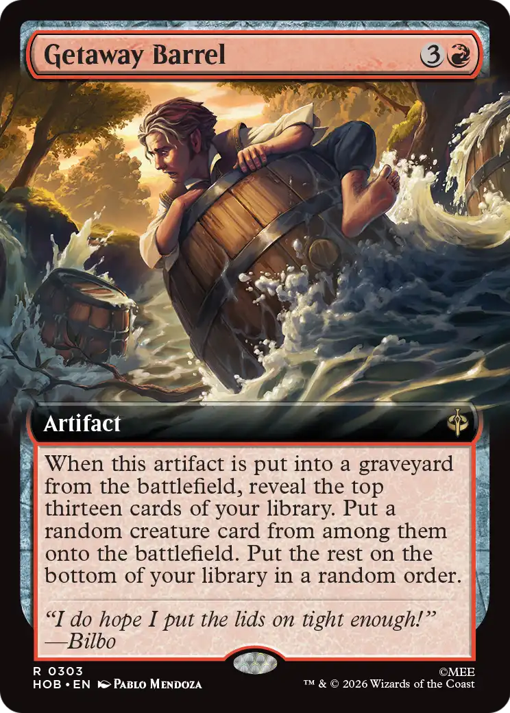 Getaway Barrel (Extended Art) [The Hobbit] | Exor Games Dartmouth