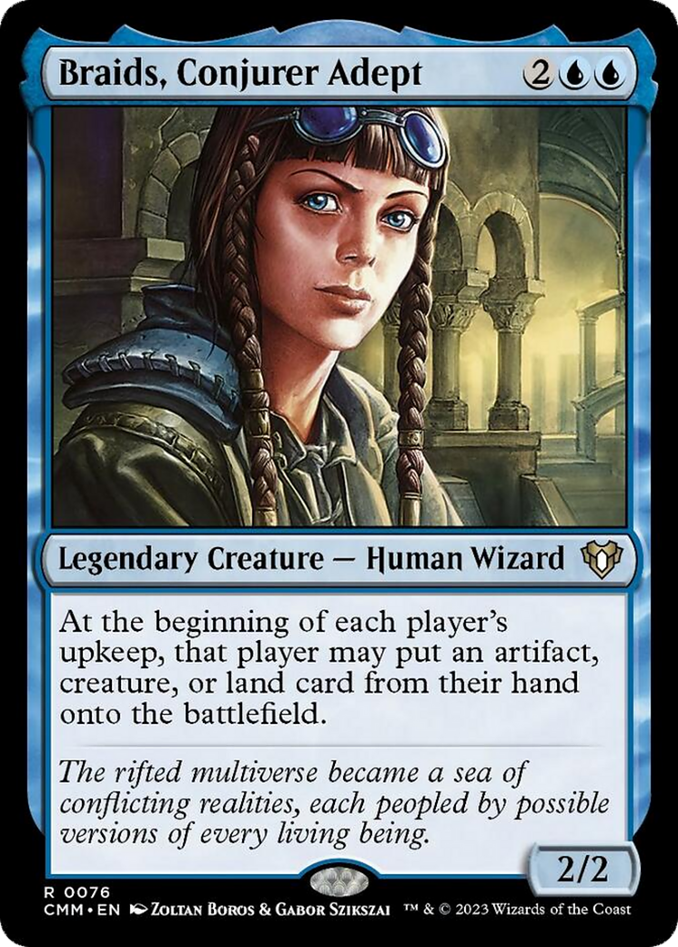 Braids, Conjurer Adept [Commander Masters] | Exor Games Dartmouth