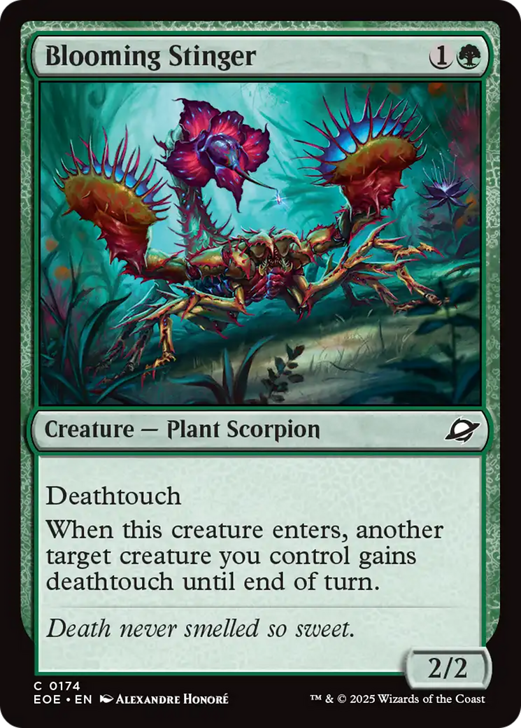 Blooming Stinger [Edge of Eternities] | Exor Games Dartmouth