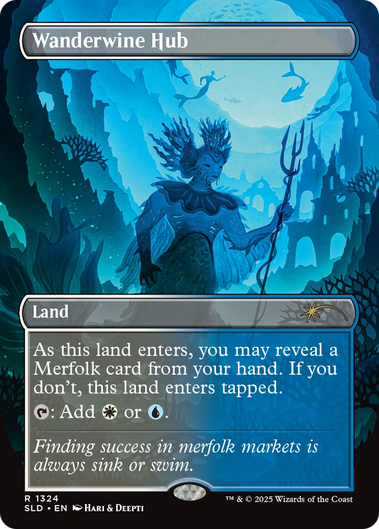 Wanderwine Hub (Rainbow Foil) [Secret Lair Drop Series] | Exor Games Dartmouth