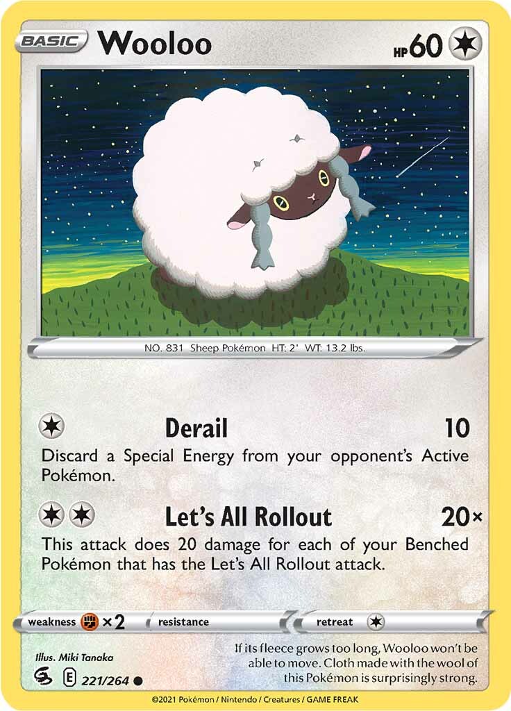 Wooloo (221/264) [Sword & Shield: Fusion Strike] | Exor Games Dartmouth