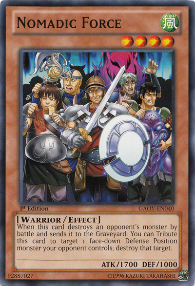 Nomadic Force [GAOV-EN040] Common | Exor Games Dartmouth