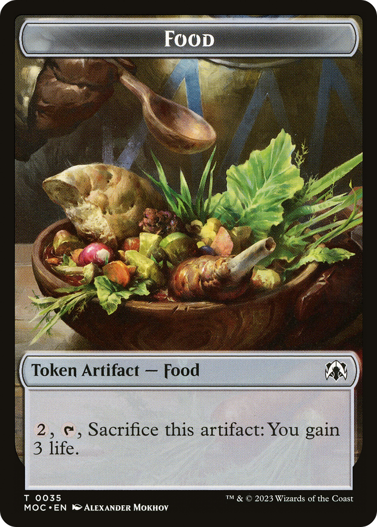 Food Token [March of the Machine Commander Tokens] | Exor Games Dartmouth