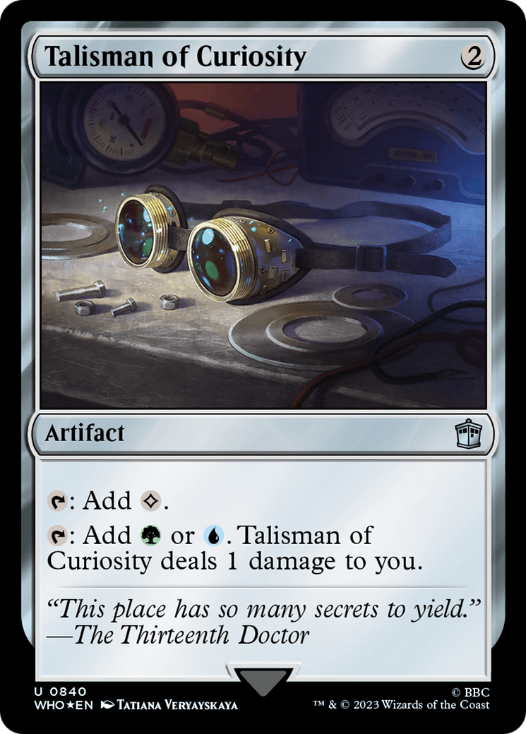 Talisman of Curiosity (Surge Foil) [Doctor Who] | Exor Games Dartmouth