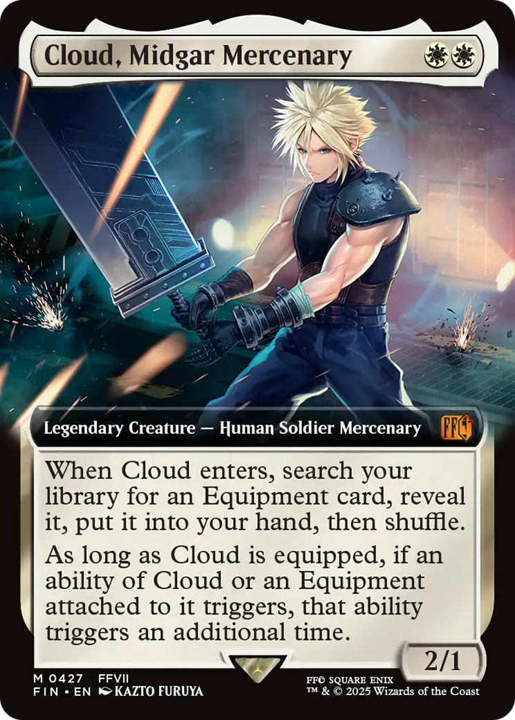 Cloud, Midgar Mercenary (Extended Art) [FINAL FANTASY] | Exor Games Dartmouth