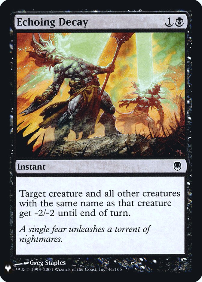 Echoing Decay [Mystery Booster] | Exor Games Dartmouth