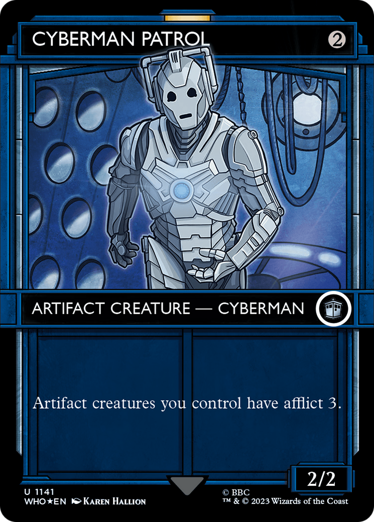 Cyberman Patrol (Showcase) (Surge Foil) [Doctor Who] | Exor Games Dartmouth