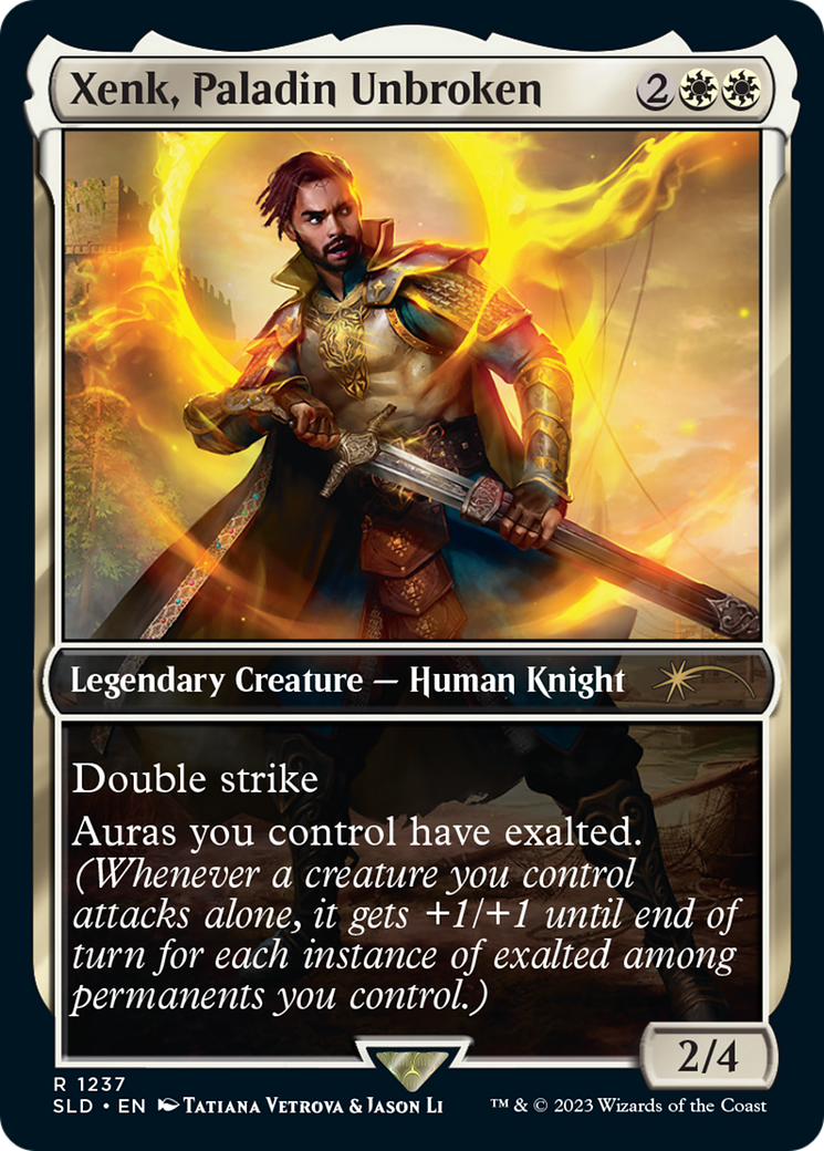 Xenk, Paladin Unbroken [Secret Lair Drop Series] | Exor Games Dartmouth