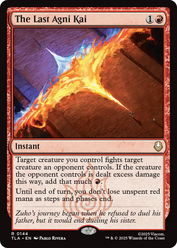 The Last Agni Kai [Avatar: The Last Airbender] | Exor Games Dartmouth