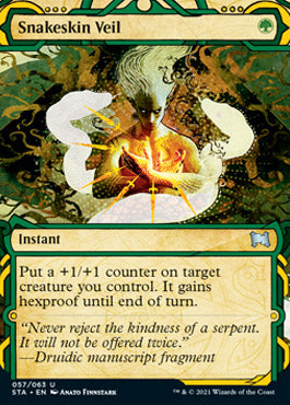 Snakeskin Veil (Foil Etched) [Strixhaven: Mystical Archive] | Exor Games Dartmouth