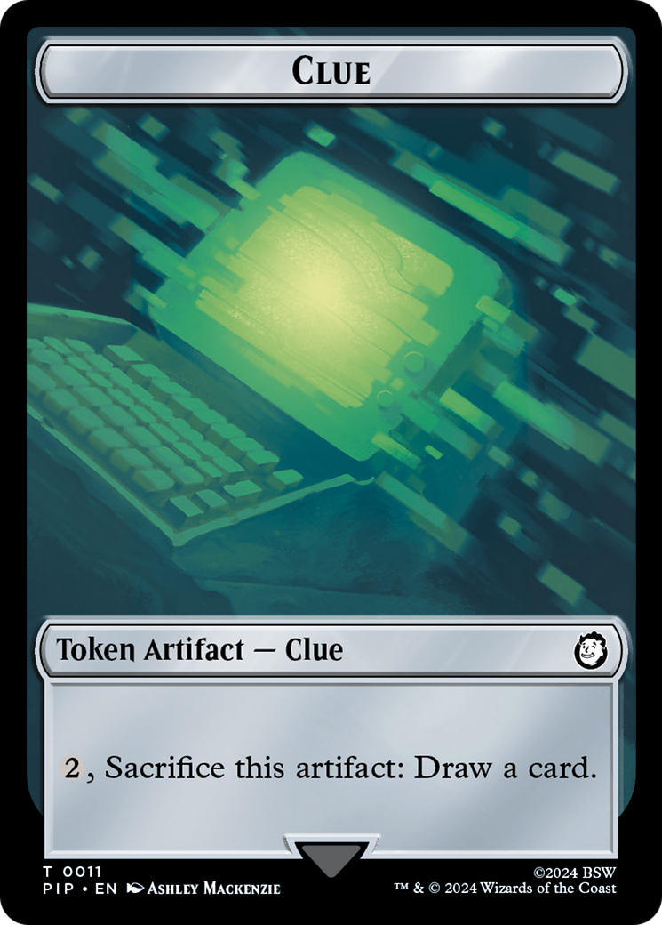 Food (0012) // Clue Double-Sided Token [Fallout Tokens] | Exor Games Dartmouth
