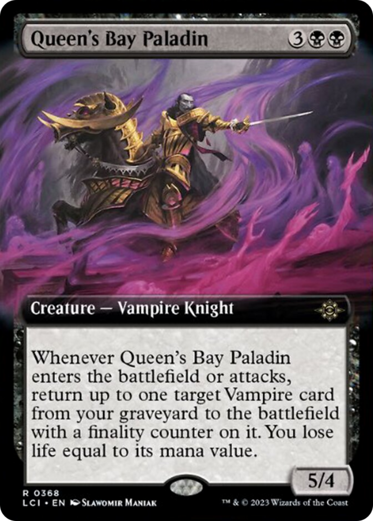 Queen's Bay Paladin (Extended Art) [The Lost Caverns of Ixalan] | Exor Games Dartmouth