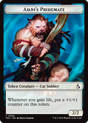 Ajani's Pridemate // Ajani Resolute Double-Sided Token [Reality Fracture Tokens] | Exor Games Dartmouth