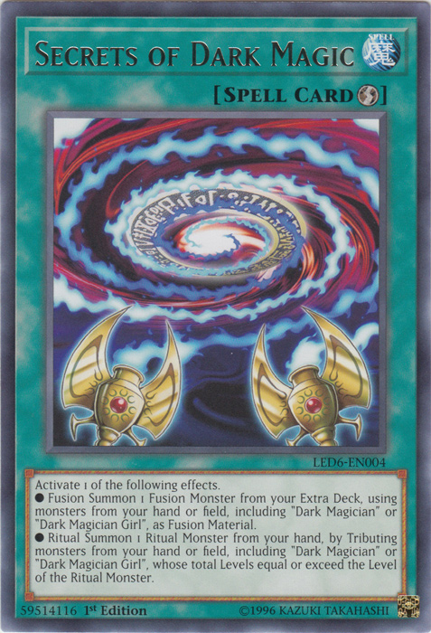 Secrets of Dark Magic [LED6-EN004] Rare | Exor Games Dartmouth
