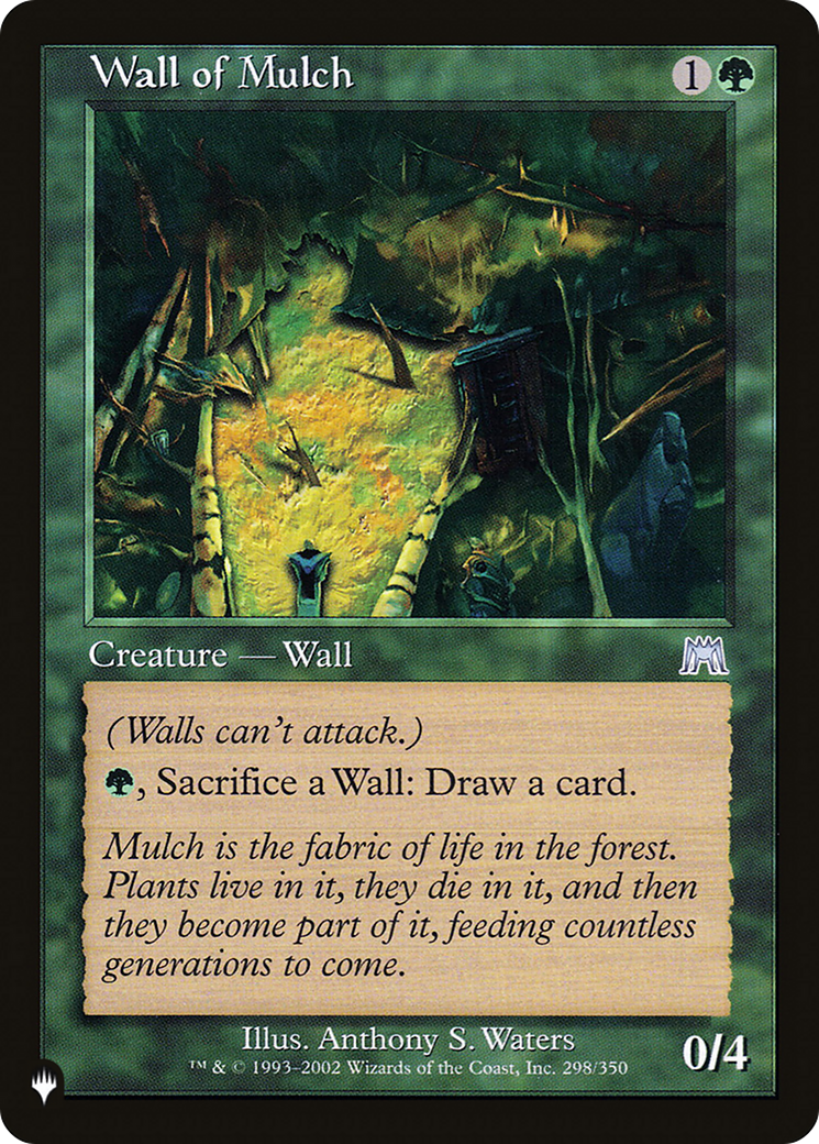 Wall of Mulch [The List Reprints] | Exor Games Dartmouth