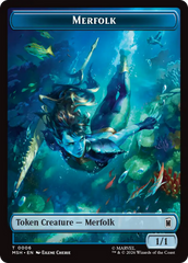 Wall (003) // Merfolk (006) Double-Sided Token [Marvel Super Heroes Commander Tokens] | Exor Games Dartmouth