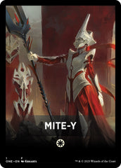 Mite-Y Theme Card [Phyrexia: All Will Be One Tokens] | Exor Games Dartmouth