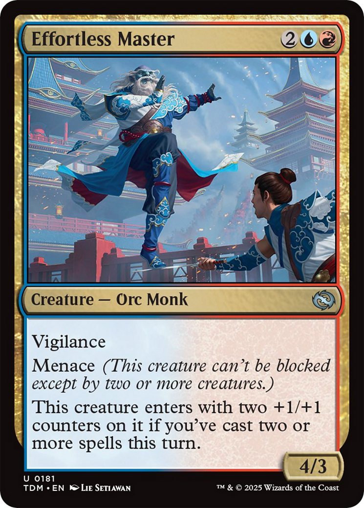 Effortless Master [Tarkir: Dragonstorm] | Exor Games Dartmouth