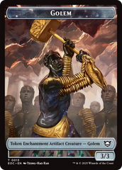 Insect // Golem (0013) Double-Sided Token [Edge of Eternities Commander Tokens] | Exor Games Dartmouth