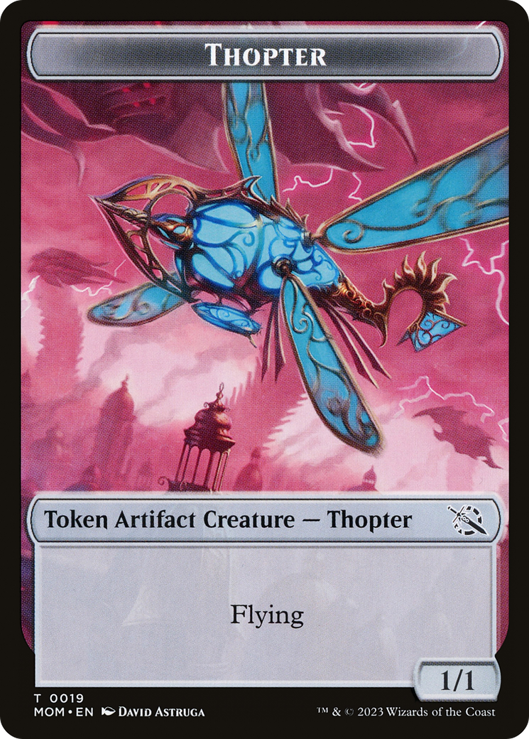 Soldier // Thopter Double-Sided Token [March of the Machine Tokens] | Exor Games Dartmouth