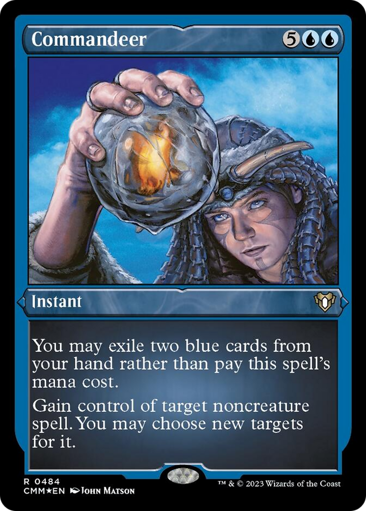 Commandeer (Foil Etched) [Commander Masters] | Exor Games Dartmouth