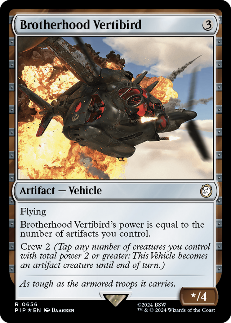 Brotherhood Vertibird (Surge Foil) [Fallout] | Exor Games Dartmouth