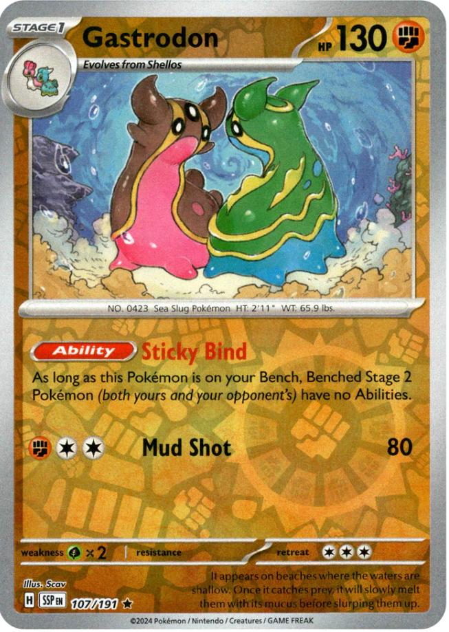 Gastrodon (107/191) [Scarlet & Violet: Surging Sparks] | Exor Games Dartmouth