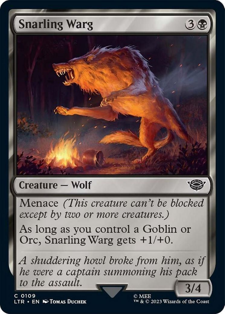 Snarling Warg [The Lord of the Rings: Tales of Middle-Earth] | Exor Games Dartmouth